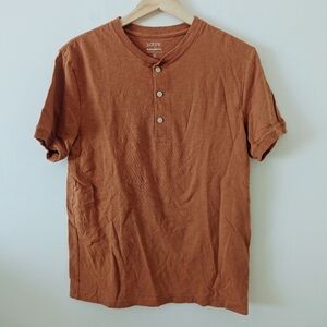 J Crew size small mens polo shirt orange
